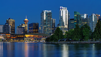 Vancouver Skyline, Travels, Ultra , Background HD wallpaper