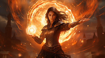 Magic: The Gathering Sorceress, man made, Magic: The Gathering HD wallpaper