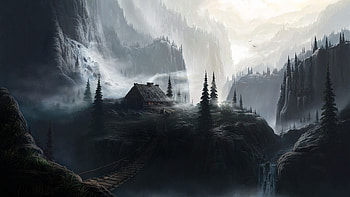 landscape, Digital Art, cloud HD wallpaper