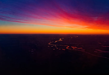 Nature, Sunset, Sky, Horizon HD wallpaper