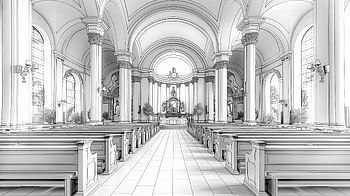Serene Chapel Interior, chapel HD wallpaper