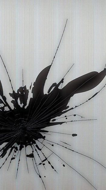 Mobile Glass Broken, Black And White, Screen HD phone wallpaper