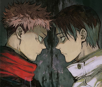 Clash of Curses — Yuji Itadori & Yuta Okkotsu | Jujutsu Kaisen, Anime, Jujutsu Kaisen, Yuji Itadori, Yuta Okkotsu HD wallpaper