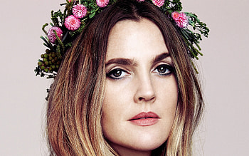 Drew Barrymore, Hollywood star, Portrait hoot, Makeup HD wallpaper