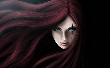 Aqua Eyes Fantasy Girl, fantasy-girls, deviantart HD wallpaper