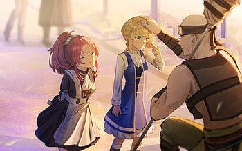 Mushoku Tensei Ultra Featuring Norn, Aisha & Ruijerd, Anime, Mushoku Tensei: Jobless Reincarnation, Norn Greyrat, Aisha Greyrat, Ruijerd Superdia HD wallpaper