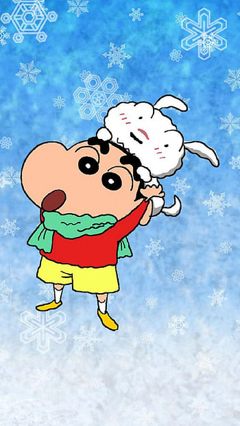 Shinchan, shiro snow HD phone wallpaper