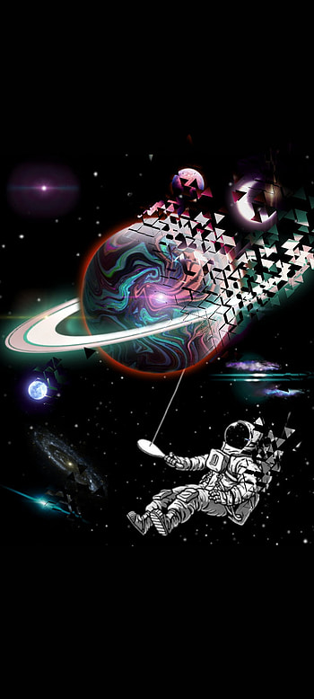 GaryPluhs, espacio, luz, organismo, mundos, astronautas, arte, estrellas HD phone wallpaper