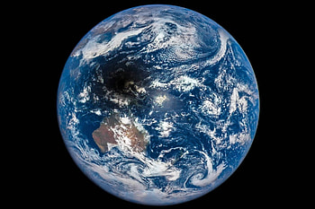 Lunar Shadow Transit, earth, fun, planet, space, cool HD wallpaper