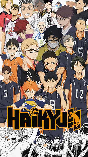 Haikyuu , Anime background, Digital art, illustration HD phone wallpaper