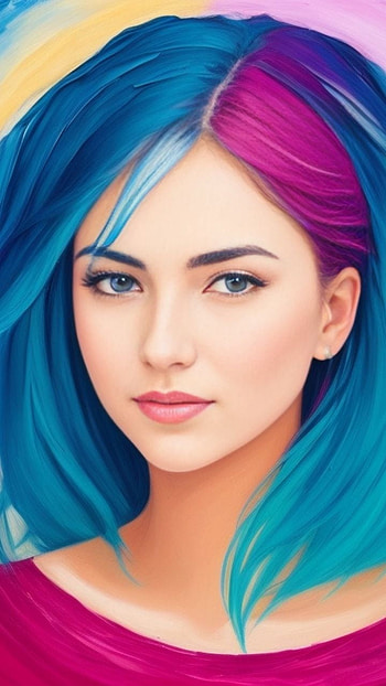 oil painting, portrait HD phone wallpaper
