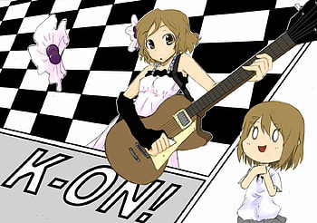 K-ON, guitar, girls, anime, space out HD wallpaper
