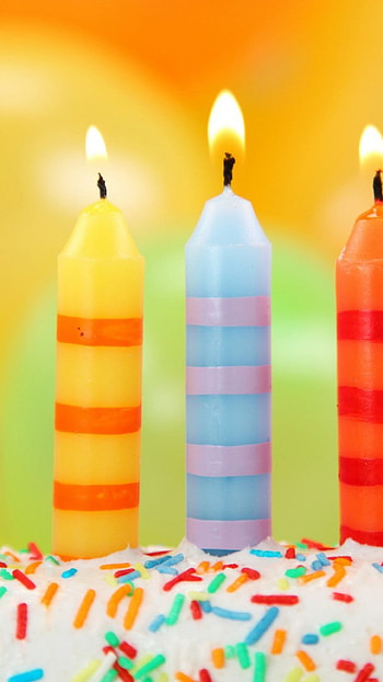 Happy Birtay, Candle Abstract HD phone wallpaper