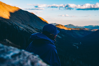 Nature, Mountains, Vertex, Top, Cap, Human, Person, Jacket HD wallpaper