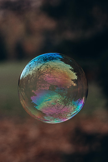 Reflection, Transparent, Macro, Bubble, Soap Bubble HD phone wallpaper