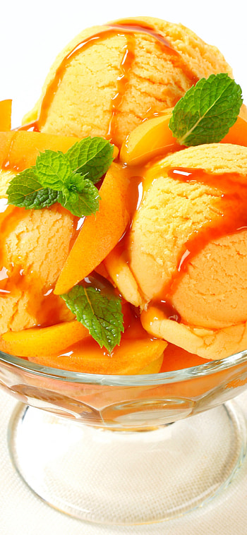 Apricot ice cream, Background 3180x3000 HD phone wallpaper
