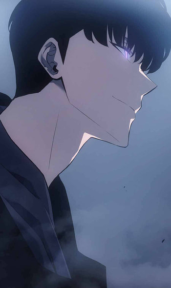 Solo Leveling, manhwa, blue, death, shadow, jinwoo, woo, manga, Osborne, sung, anime, jin, monarch HD phone wallpaper