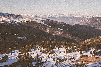 Winter, Nature, Mountains, Snow, Valley HD wallpaper