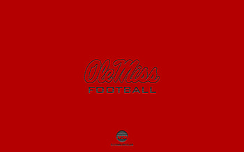 Ole Miss Rebels, red background, American football team, Ole Miss Rebels emblem, NCAA, Mississippi, USA, American football, Ole Miss Rebels logo HD wallpaper