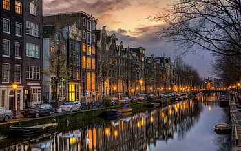 Amsterdam , Beautiful cityscape, Top travel destination, Must-visit in Holland HD wallpaper