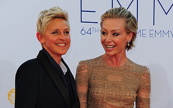 Ellen DeGeneres, Portia de Rossi, 2014 Oscars HD wallpaper