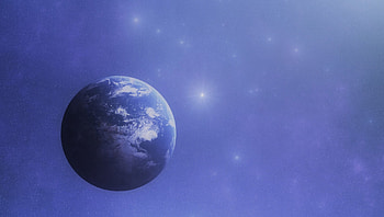 Beautiful Blue World, blue planet, blue earth, blue world, Beautiful Blue planet HD wallpaper