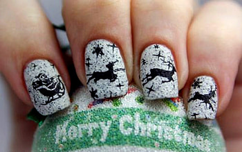 Christmas Nail Art, Woman, Nail, Christmas, Art HD wallpaper