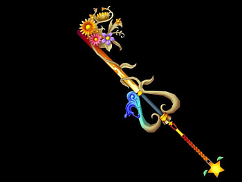 Destiny's Embrace, black, beauty, items, keyblade, 3d, cg, game, , plain, objects, beautiful, object, dark, simple, anime, video game, rpg, weapon, kingdom hearts, realistic, item HD wallpaper