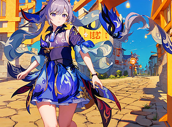Keqing, Keqing (Genshin Impact), video game, Genshin Impact HD wallpaper