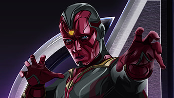 Vision Avengers Endgame, avengers-endgame, vision, 2019-movies, movies, behance, artwork HD wallpaper