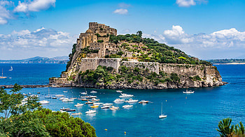 Castello Aragonese, Ischia HD wallpaper