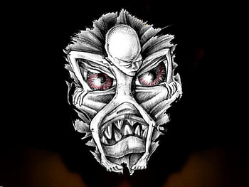 black,skull, skull, black HD wallpaper