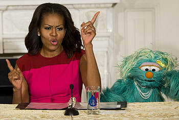 Michelle Obama, Netflix children's show, Healthy eating, New project announcement HD wallpaper