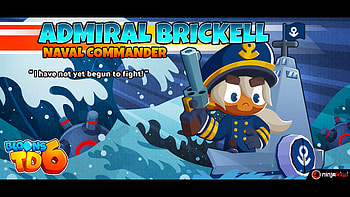 Admiral Brickell, video game, Bloons TD 6 HD wallpaper