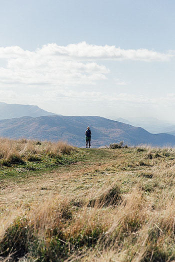 Landscape, Nature, Mountains, Fog, Path, Trail, Tourist HD phone wallpaper