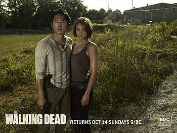 The Walking Dead, Horror, Lauren Cohan, Tv Show, Glenn Rhee, Maggie Greene, Steven Yeun HD wallpaper