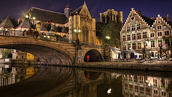 St. Michael's Bridge, Belgium HD wallpaper