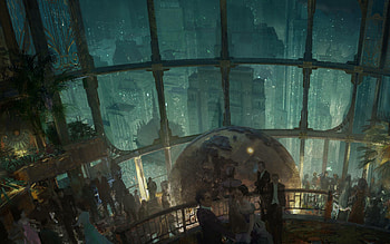 BioShock, Haunting atmospheres, Intriguing narratives, Immersive gameplay HD wallpaper