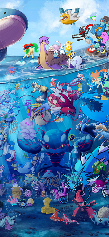 Epic Water Pokémon Waves: Anime Splash , Anime, Pokemon HD phone wallpaper