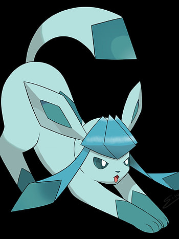 Glaceon and Sylveon , Duo of Eeveelutions, Harmonious colors, Companion pieces HD phone wallpaper
