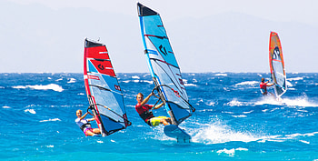 Rhodos windsurfing holiday, Greece's waters, Procenter experience, Ultimate windsurfing getaway HD wallpaper