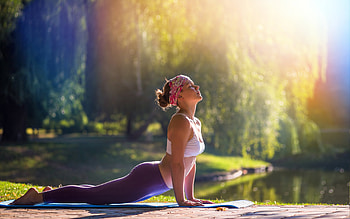 Cobra Pose, Yoga HD wallpaper