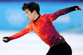 Chen's triumphant moment, Joyful celebration, Olympic success, The New Yorker's perspective HD wallpaper
