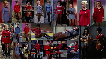 Starfleet Women from The Original Star Trek Television Series Seasons Two and Three, BarBara Luna, Uhura, Star Trek, Chapel HD wallpaper