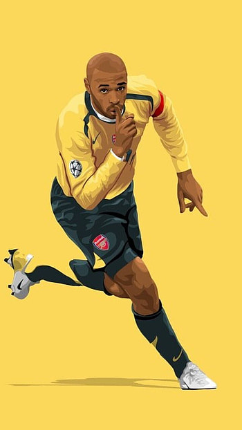 Thierry Henry, o2, nike, football, arsenal HD phone wallpaper