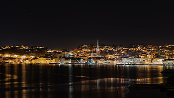 city night HD wallpaper