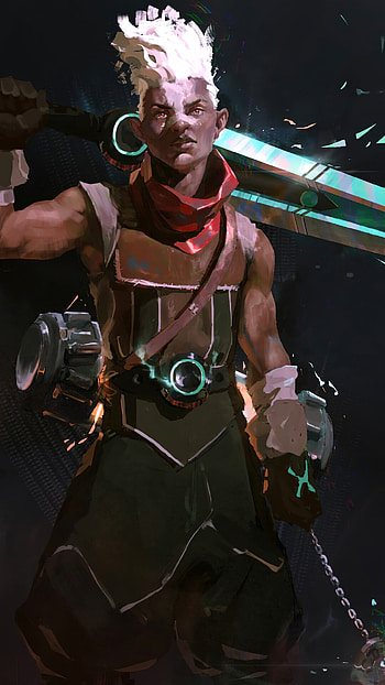 Ekko, Arcane HD phone wallpaper