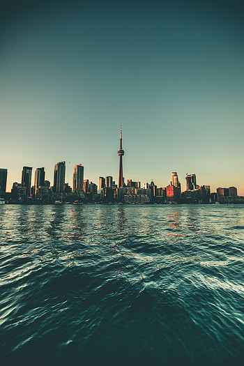 Cities, City, Shore, Bank, Skyscrapers, Toronto HD phone wallpaper