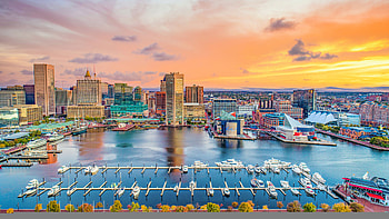 Baltimore Skyline, Livability factors, Southern Management, Quality of life HD wallpaper