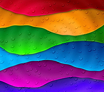 Rainbow drops, colorful, rainbow, color, bright, drops, texture HD wallpaper